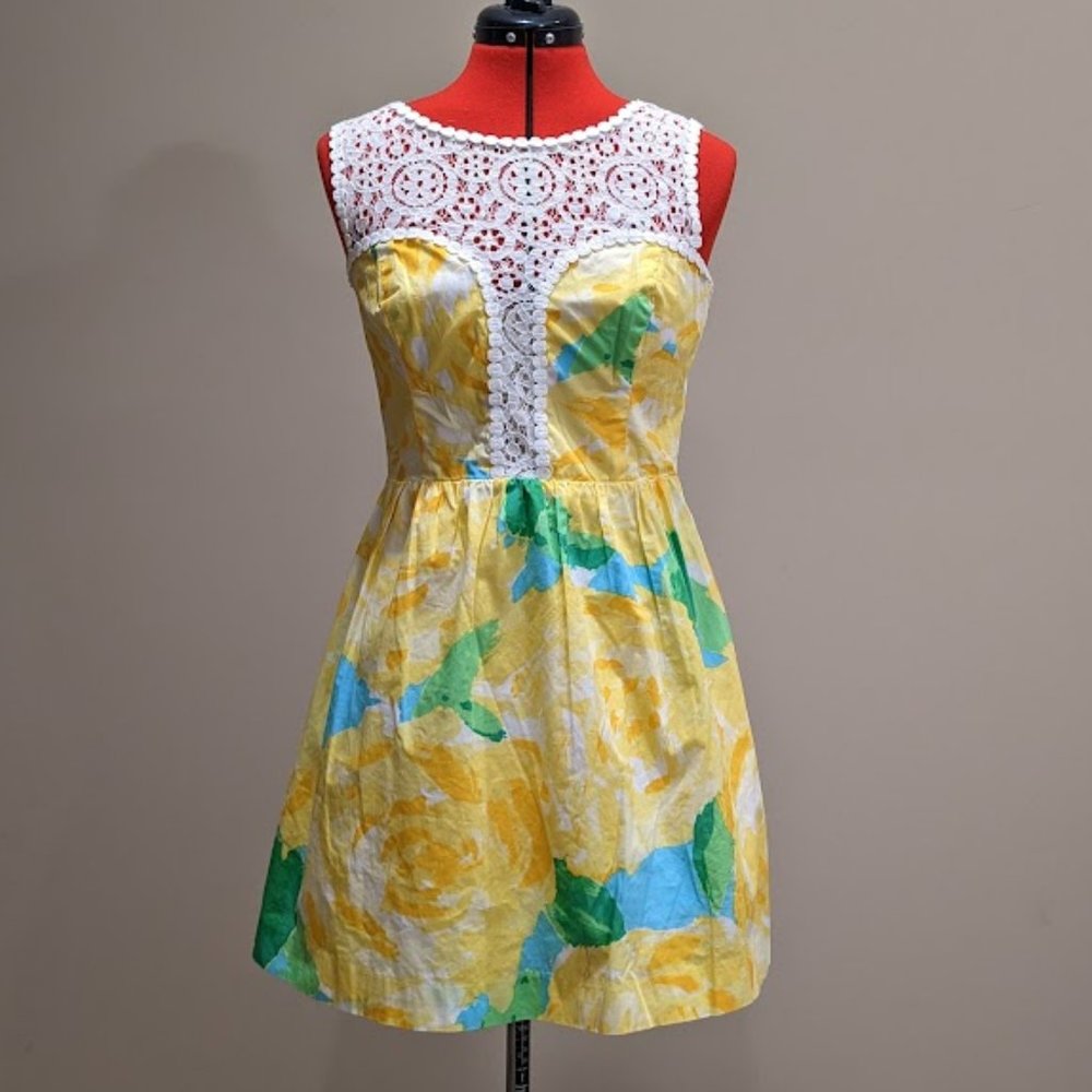 Rare Lilly Pulitzer First Impressions Sleeveless Dress Women's Size 6